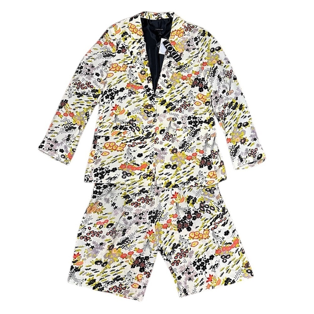 TOPSHOP Bermuda Short Suit Set Blazer pantsuit